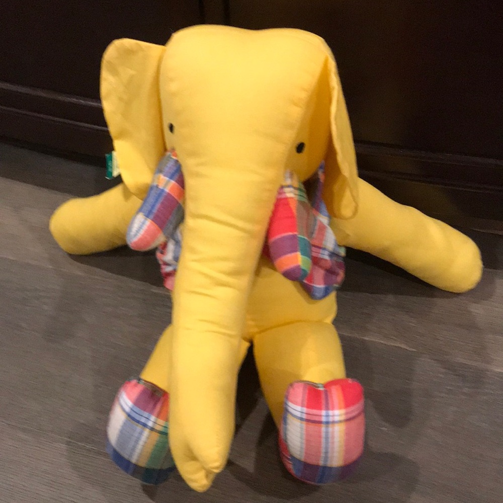 Hand made elephant toy from India